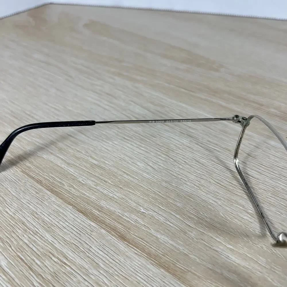Ray-Ban RB3309 003/32 Sunglasses Silver FRAMES ONLY 55-18 Italy